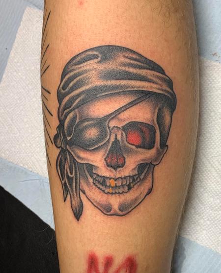 Tattoos - Pirate skull - 142259